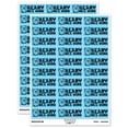 thumbnail image 1 of Beary Very Nice Work Teacher Student School Sticker Set - Light Blue - Gloss Finish - 1.75" Medium, 1 of 7
