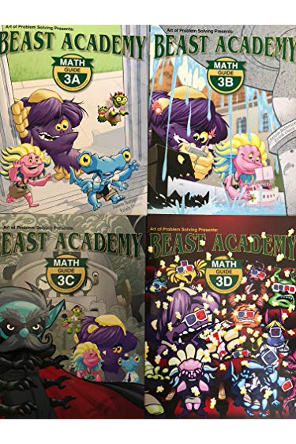 Pre-Owned Beast Academy Math Guide 3D (Beast Academy Math--Art of Problem Solving) (Paperback) 193412446X 9781934124468