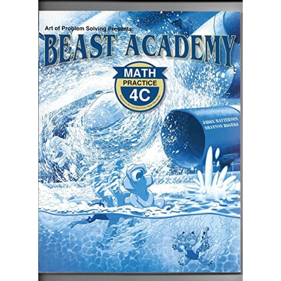 Pre-Owned Beast Academy Math Practice 4C Paperback