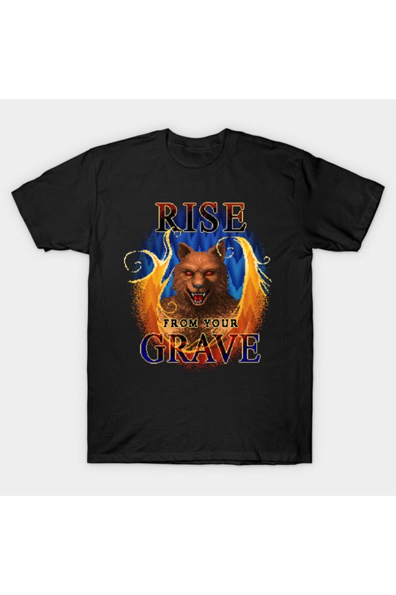 Beast Alterations Rise from Your Grave Altered Beast Retro Wolf Transforming Unisex T-Shirt, up to size 3XL.