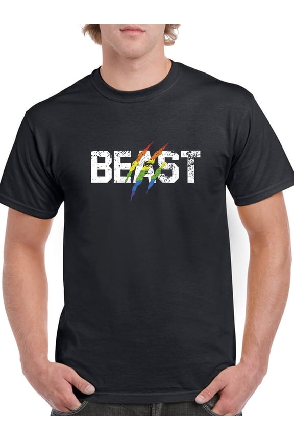Beast Claw Men T-Shirt, Male 3X-Large