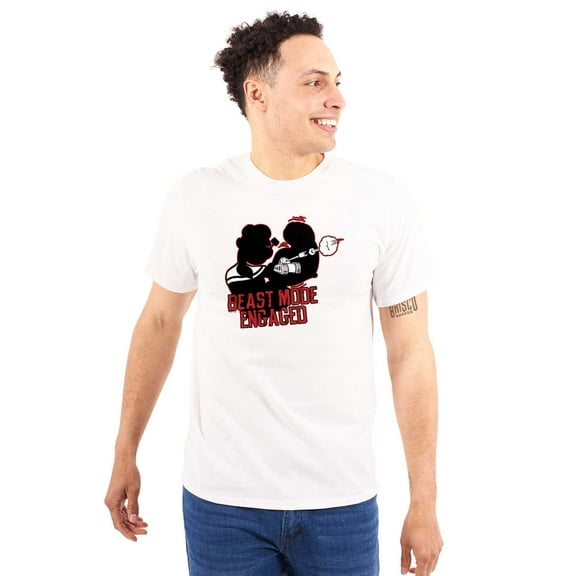 Beast Engaged Popeye Gym Workout Unisex Plus Size Graphic Tee Brisco Brands 3X