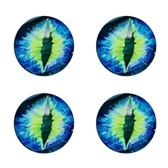Beast Eyes Headlight Decal, 3D Eyes Sticker Decal Round Eyes Sticker Headlight Decal, Car Window Bumper Decal Blue