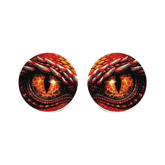 Beast Eyes Headlight Decals Pair, Car Accessories, 3D Stereo Eyes Stickers Decal, Car Body Window Bumper Decoration, Round Eye Headlight Decal, Eye Headlight Decal, Beast Decals for Jeep Truck