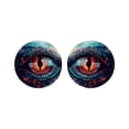 thumbnail image 1 of Beast Eyes Headlight Decals Pair, Car Body Window Bumper Decoration, Beast Decals for Jeep Truck, Eye Headlight Decal, 3D Stereo Eyes Stickers Decal, Round Eye Headlight Decal, Car Accessories, 1 of 7