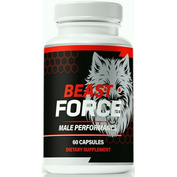 Beast Force Pills "BeastForce" Performance Enhancing (60 Capsules)