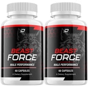 Beast Force for Men Capsules   BeastForce Vitamin Complex Pills, Energy, 120 Capsules