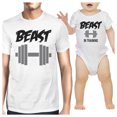 thumbnail image 1 of Beast In Training Dad and Baby Matching Outfits Gifts For Husband, 1 of 5
