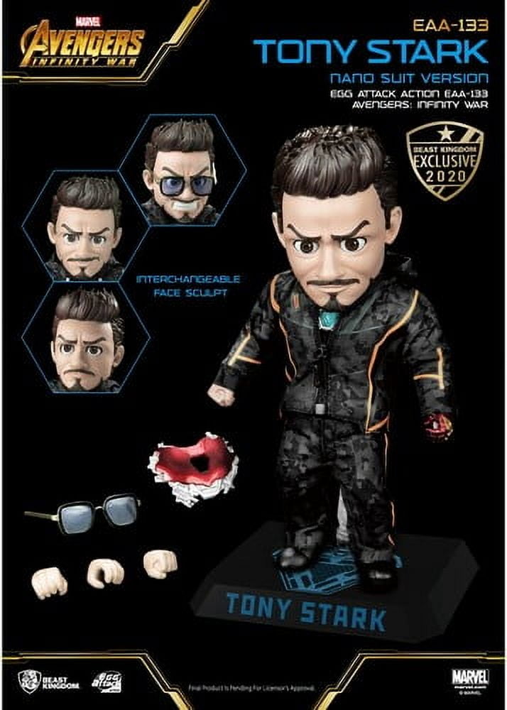 Beast Kingdom - Avengers: Infinity War - Egg Attack Action - Tony Stark Nano Suit, Beast Kingdom, Toys