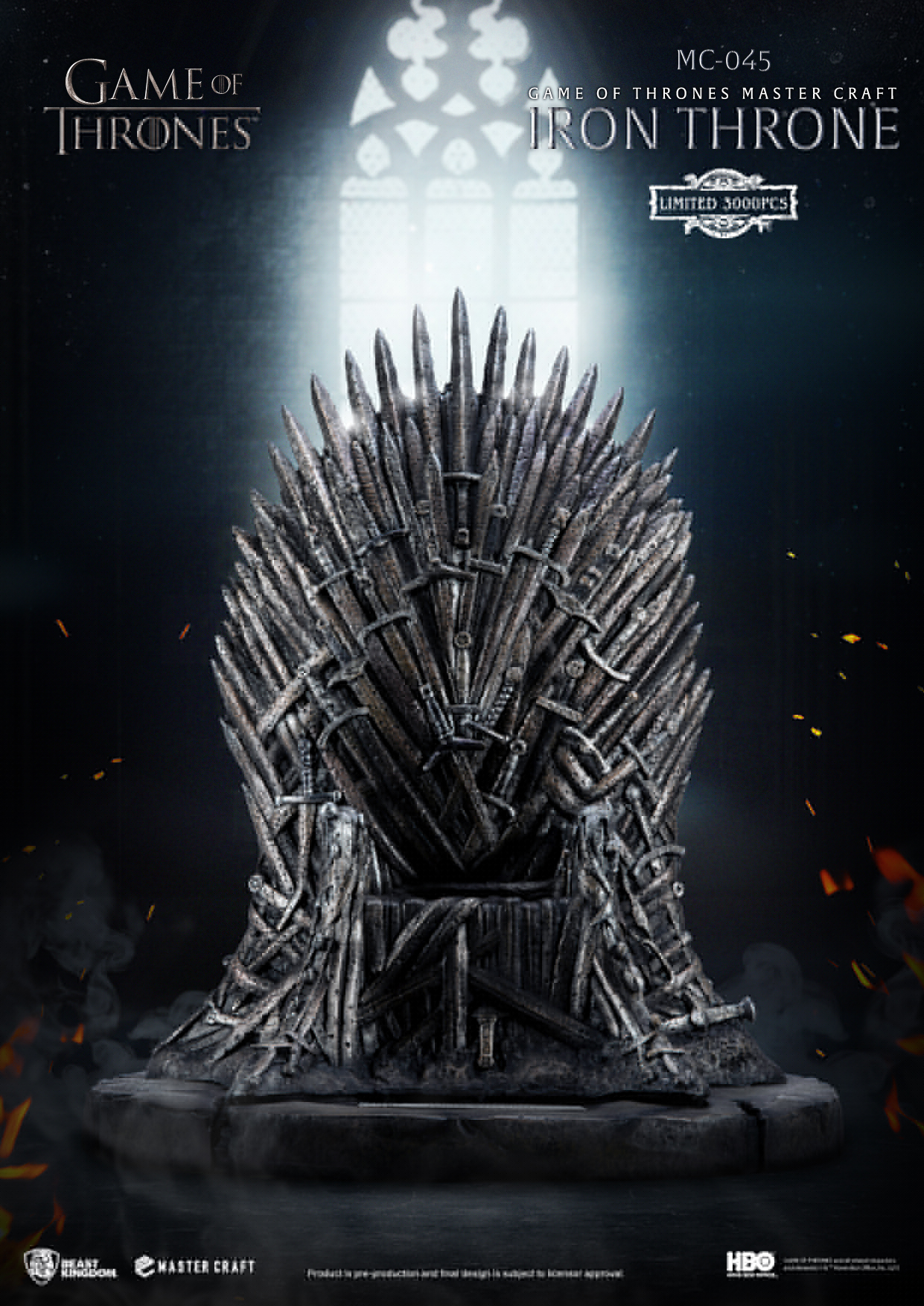 Game Of Thrones Mc-045 Iron Throne Statue