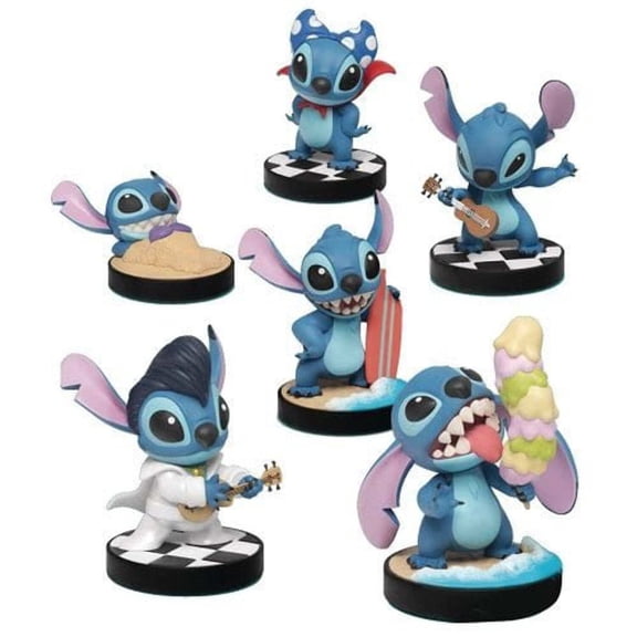 Beast Kingdom Lilo Stitch MEA-031 Stitch Series 6pc Figure Set
