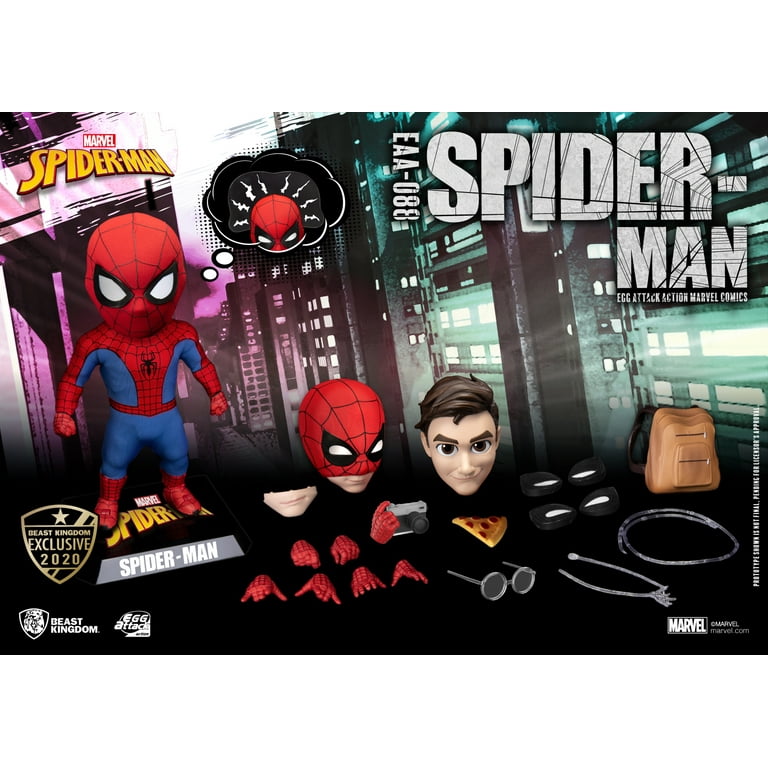 Beast-Kingdom USA  Spider-Man：Far From Home Spider-ManUpgraded Suit Egg  Attack Action Figure