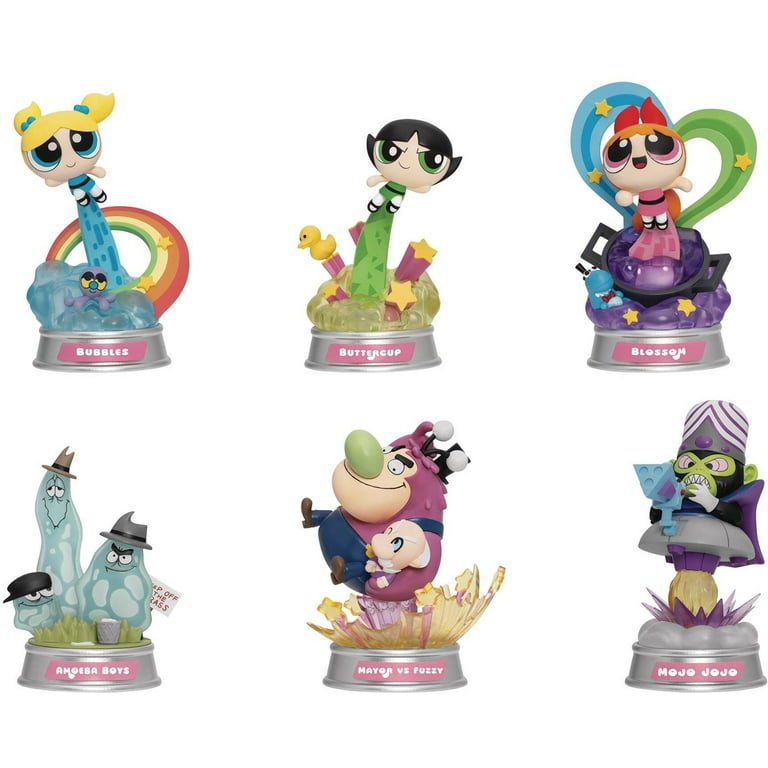 THE POWERPUFF GIRLS MDS-008 フィギュア6種コンプ Beast Kingdom - Powerpuff Girls - Mini D-Stage - 6PC Set