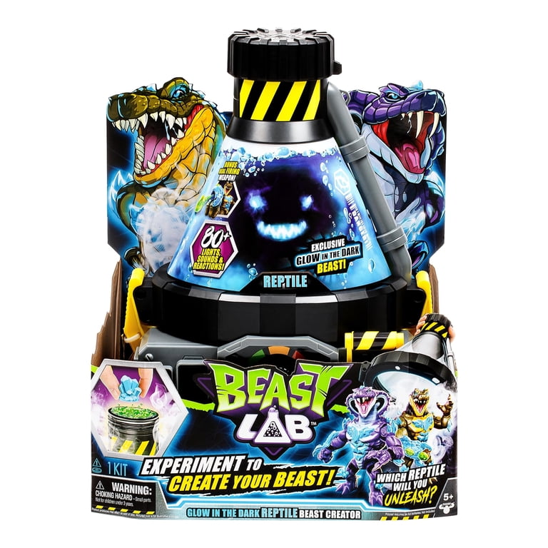 ビーストラボ Beast Lab Glow-in-the-Dark Reptile Beast Creator Toy for Kids