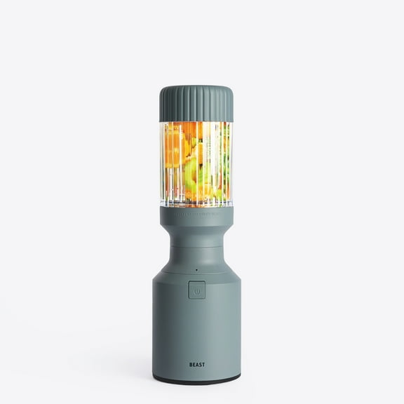 The Beast Mini® Blender | Compact, Personal Countertop Blender for Smoothies, Shakes, Food Prep, Frozen Fruits & Veggies, Sauces & Dips | Portable Bottle, Straw Cap and Straws | 600W Motor (Mist)