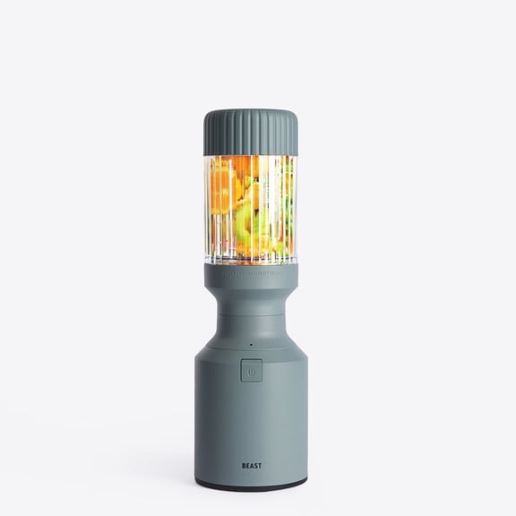 The Beast Mini® Blender | Compact, Personal Countertop Blender for Smoothies, Shakes, Food Prep, Frozen Fruits & Veggies, Sauces & Dips | Portable Bottle, Straw Cap and Straws | 600W Motor (Mist)