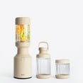thumbnail image 1 of The Beast Mini® Blender Plus | Personal Countertop Blending for Smoothies, Shakes, Food Prep & Frozen Fruits & Veggies | Extra Portable Vessels, Straw Cap & Straws Included | 600W Motor (Sand), 1 of 10
