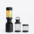 thumbnail image 1 of The Beast Mini® Blender Plus | Personal Countertop Blending for Smoothies, Shakes, Food Prep & Frozen Fruits & Veggies | Portable Vessels, Straw Cap & Straws Included | 600W Motor (Carbon Black), 1 of 9