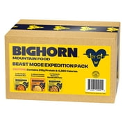 Beast Mode Expedition Pack, Freeze Dried Backpacking Meals, 6 pouches, 12 servings