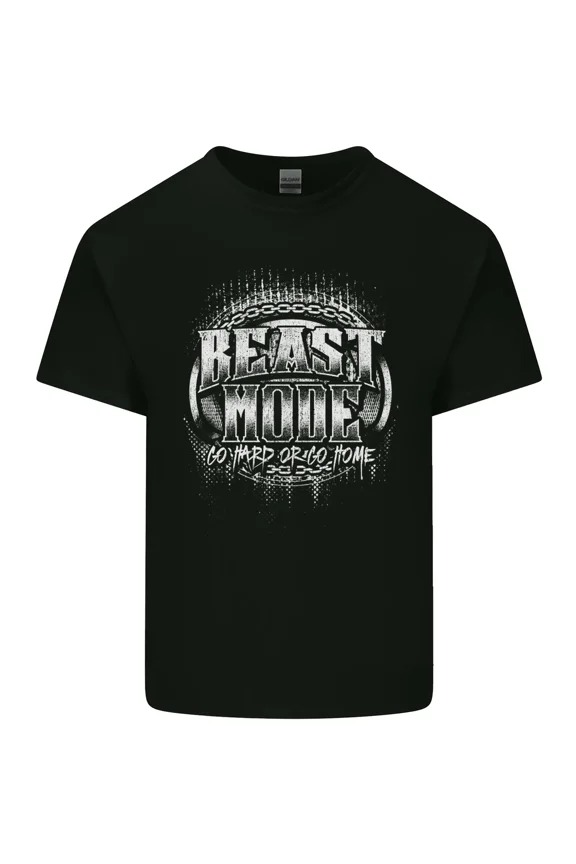 Beast Mode Go Hard Funny Gym and Training Top and MMA New Unisex T-Shirt