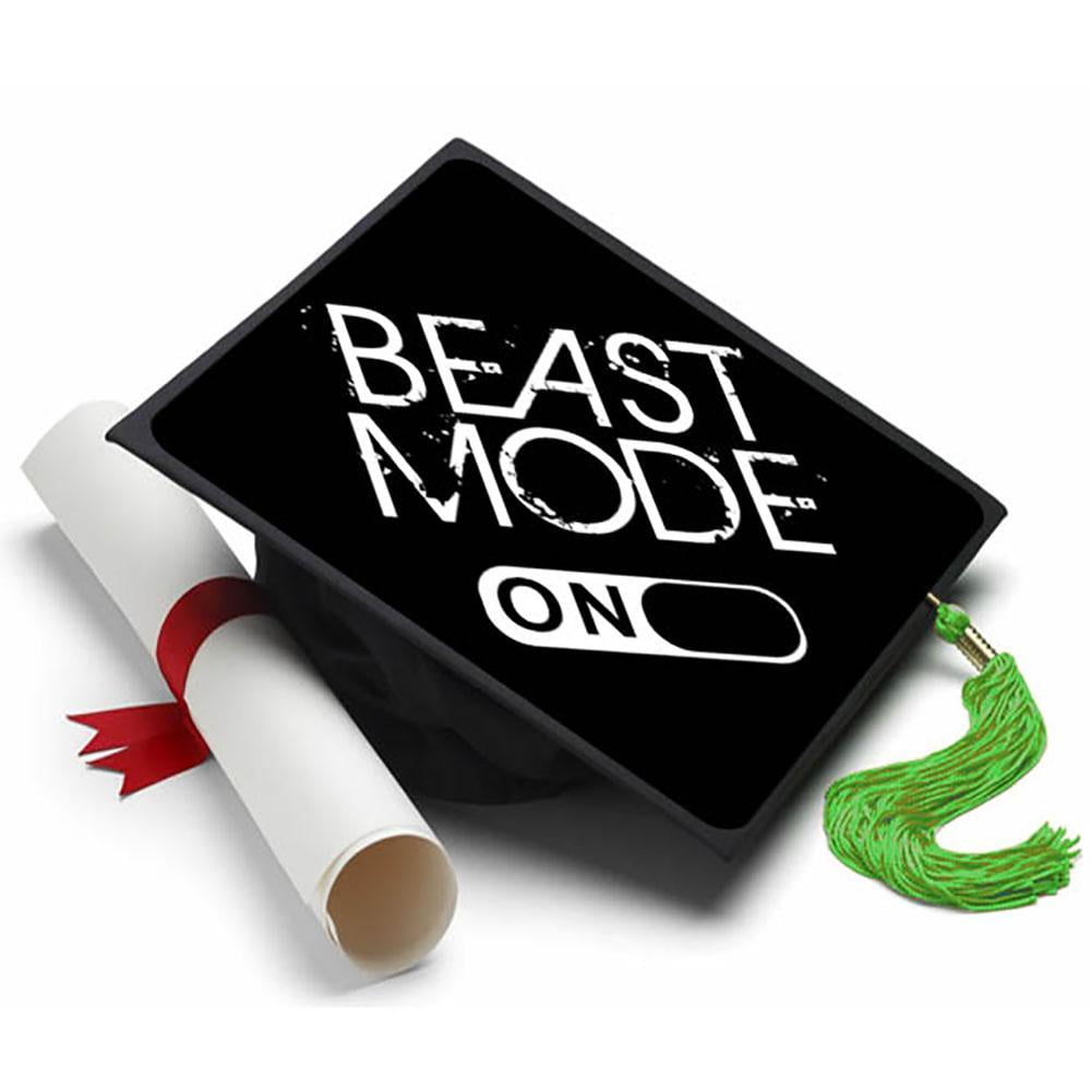 Beast Mode Grad Cap Tassel Topper