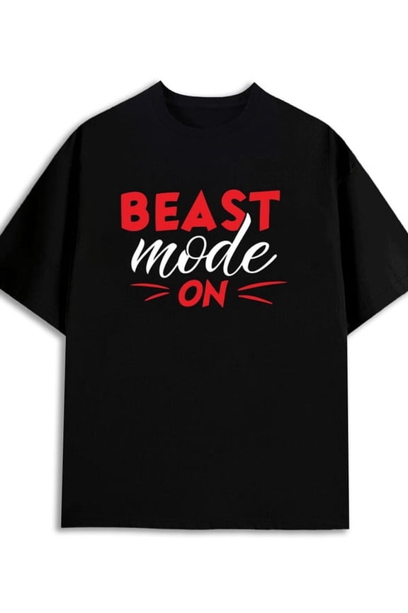 Beast Mode On men black Vintage Unisex Shirt Graphic Tee tshirts Casual Unisex Shirt Graphic tshirts Vintage Unisex Shirt Printed tshirts