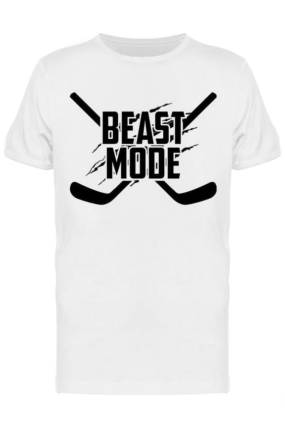 Beast Mode Quote T-Shirt Men -Image by Shutterstock, Male x-Large