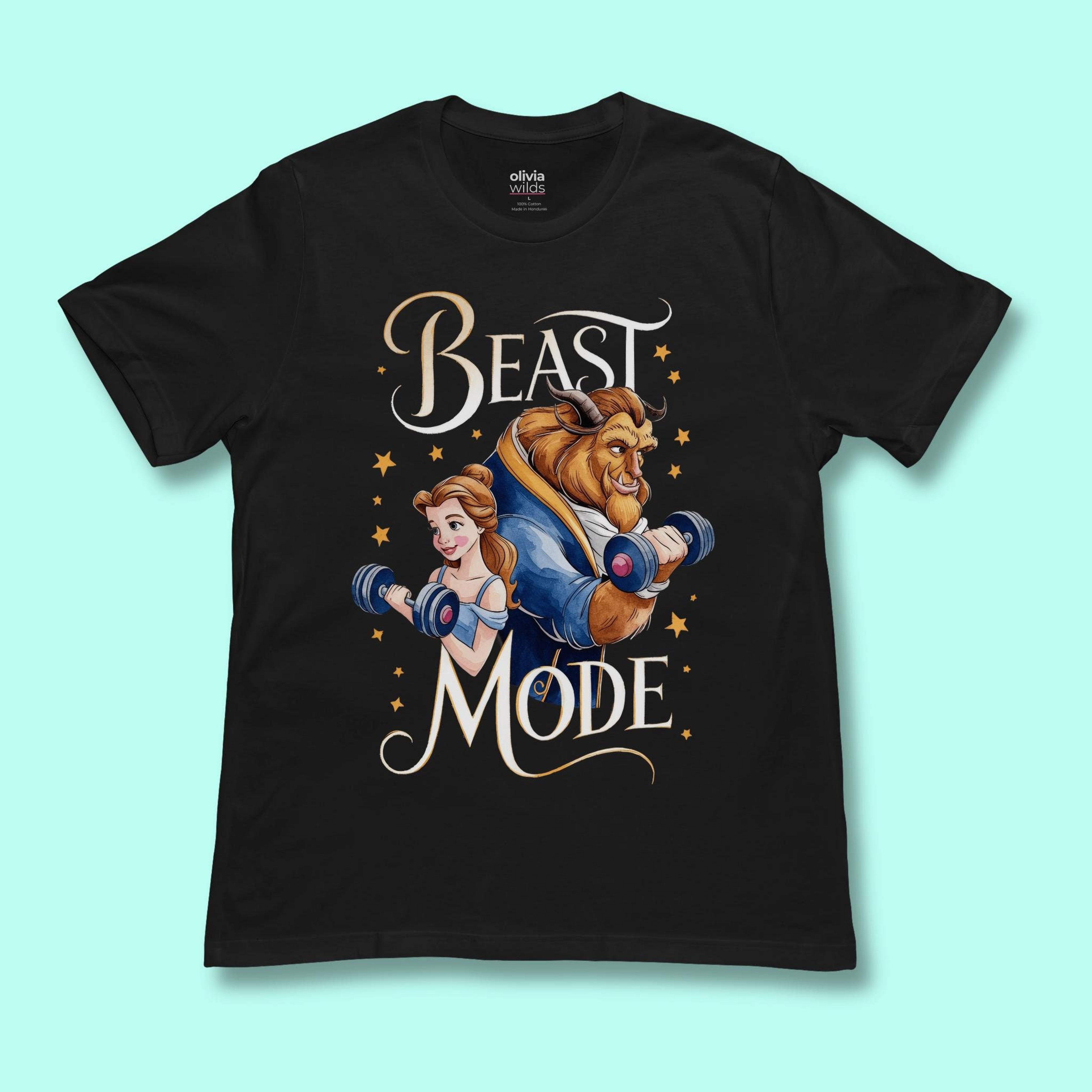 Beast Mode Shirt, Funny Gym Tshirt, Sarcastic Fitness Graphic Tee, Cute