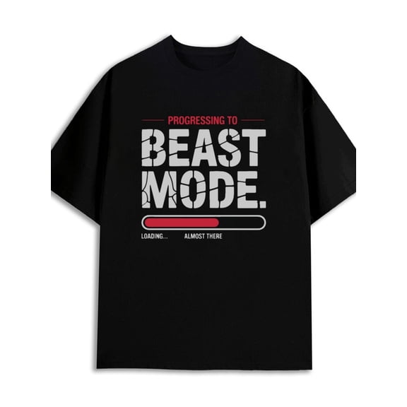 Beast Mode Tee mens 180G 100% Cotton black Fashion Unisex Shirt Cotton tshirts Fashion Unisex Shirt Graphic tshirts Funny Unisex Shirt Short Sleeve tshirts