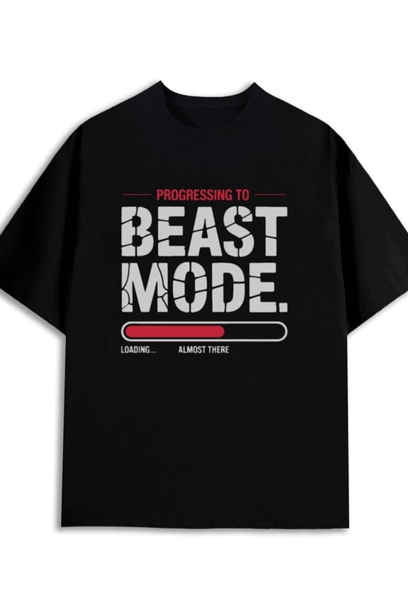 Beast Mode Tee mens black Fashion Unisex Shirt Cotton tshirts Fashion Unisex Shirt Graphic tshirts Funny Unisex Shirt Short Sleeve tshirts