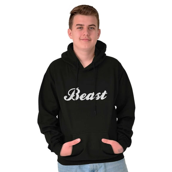 Beast Motivation Workout Gym Fitness Hoodie Hooded Sweatshirt Men Brisco Brands X