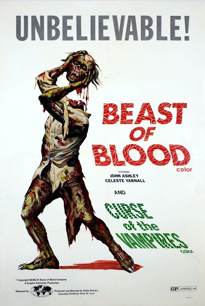 Beast Of Blood 1971 Curse Of The Vampires Canvas Art - (24 x 36)