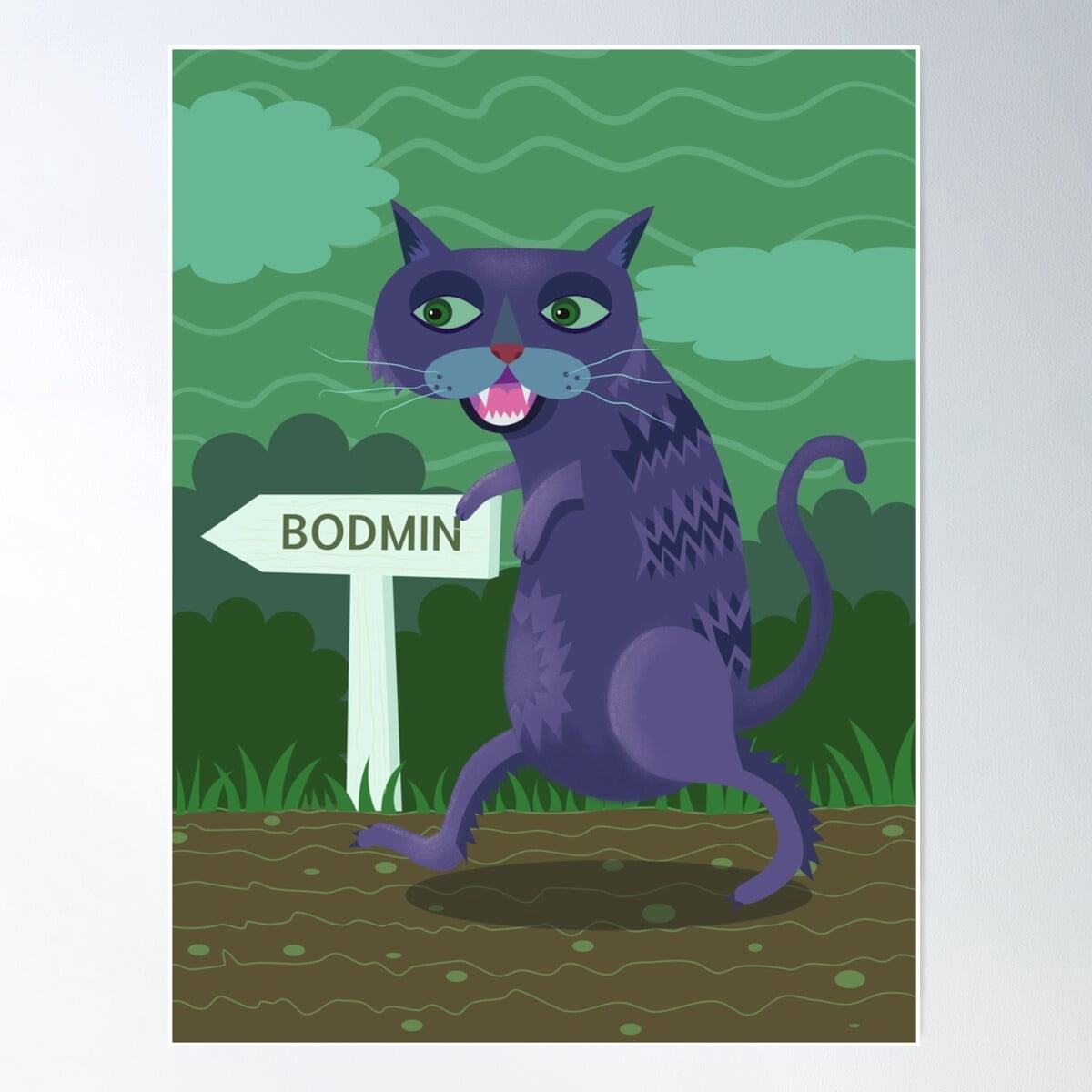 Beast Of Bodmin Poster Wall Art Modern Wall Decor For Living Room beast-of-bodmin-poster-wall-art-modern-wall-decor-for-living-room