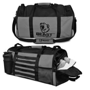 Beast Power Gear Gym Duffle Bag- Workout, Boxing, MMA, Sports Gym Bag with Shoes Compartment Adjustable Shoulder Strap for Men & Women