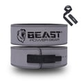 thumbnail image 1 of Beast Power Gear Weight Lifting Belt with Free Strap - 4 Inches Wide 10MM 13MM Lever Belt Weightlifting with Lever Buckle, 1 of 6