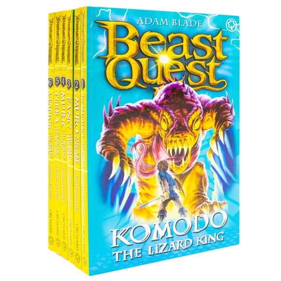 Beast Quest Series 6 by Adam Blade 6 Books Collection Set - Ages 7-9 - Paperback