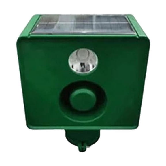 Beast Repellent Solar Warning Lights with Loud Volume Solar Warning Lights 5 Modes Flashing Strobe Light Security Alarm Outdoor for Orchard Farm Barn Yard Garden Night Protection