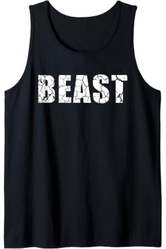 Beast Workout Gym Sport Mode Trendy Cool Looking Tank Top Size S-3XL
