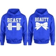 thumbnail image 1 of Beast and Beauty Couple Matching Pullover Hoodies, 1 of 1