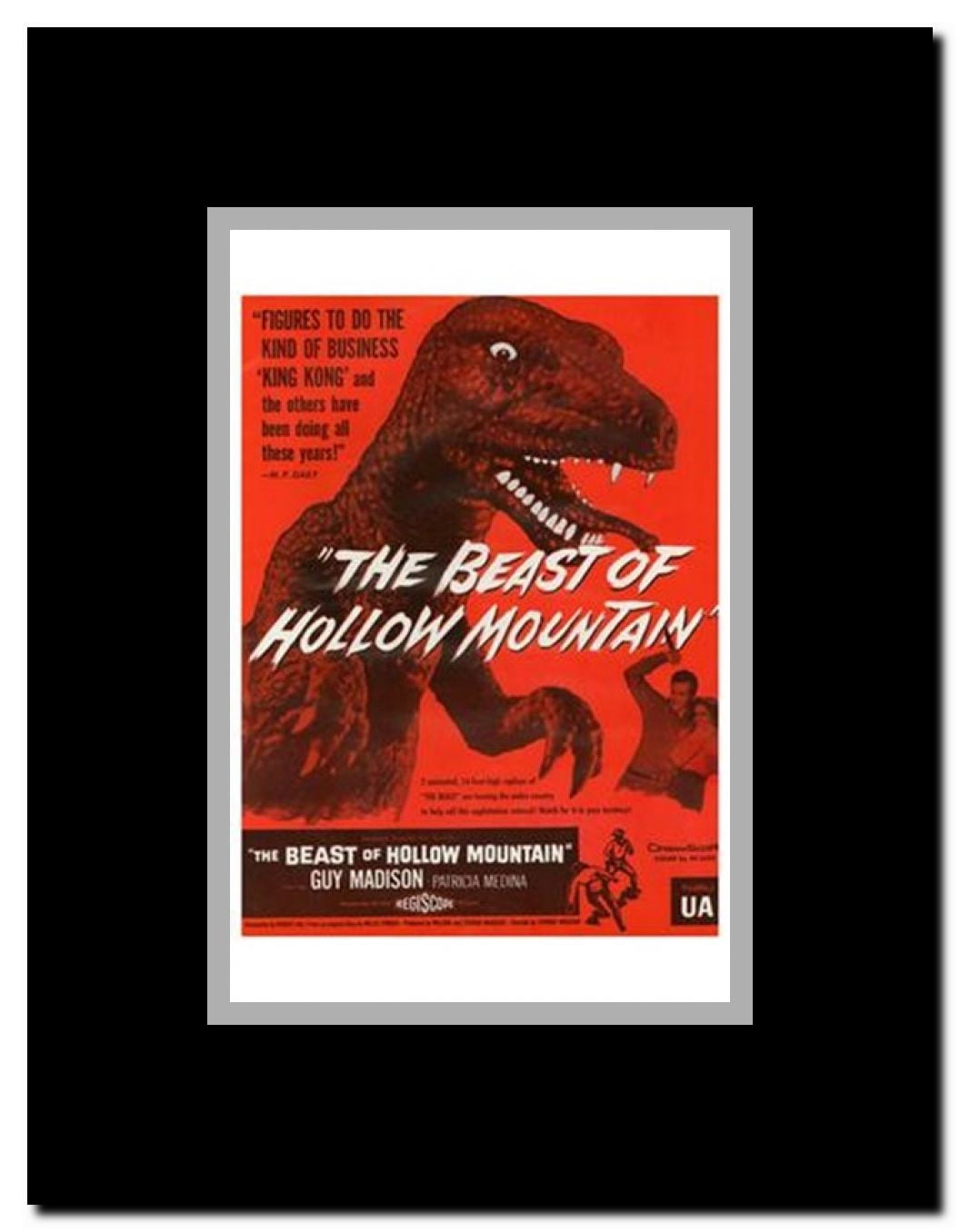 Beast of Hollow Mountain Framed Movie Poster