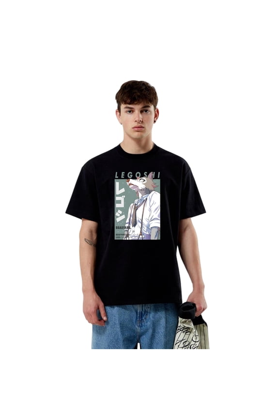 Beastars Legoshi Anime Manga Wolf Louis Haru Fan T-Shirt, for men & women, up to size 5XL