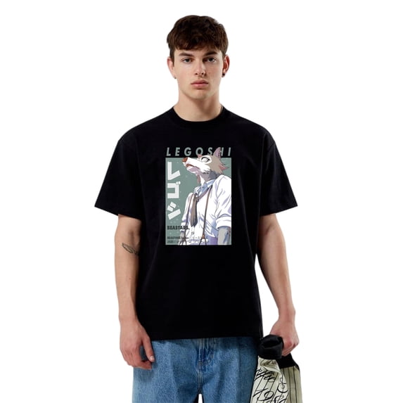 Beastars Legoshi Anime Manga Wolf Louis Haru Fan T-Shirt, for men & women, up to size 5XL