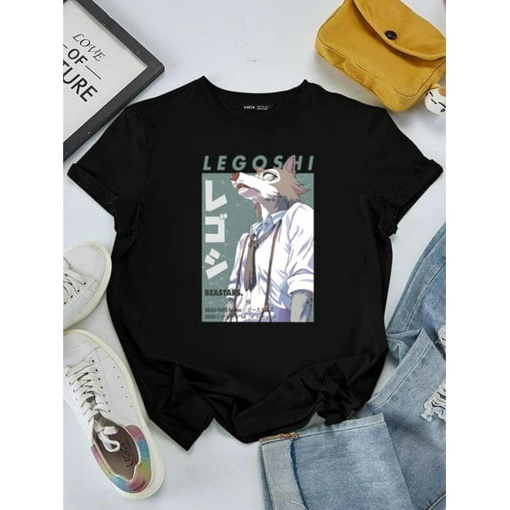 Beastars Legoshi The Gray Wolf Anime Manga Fan Graphic Gift Unisex tee V50781, for men & women, up to size 5XL