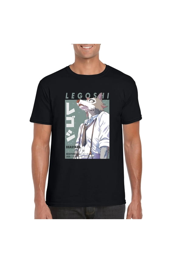 Beastars Legoshi Wolf Japanese Anime Manga Fan Art Graphic Unisex T-Shirt