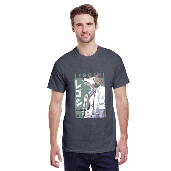 Beastars Legoshi Wolf Japanese Anime Manga Fan Lover Unisex T-Shirt, for men & women, up to size 5XL