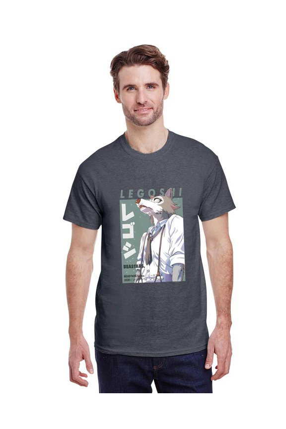 Beastars Legoshi Wolf Japanese Anime Manga Fan Lover Unisex T-Shirt, for men & women, up to size 5XL