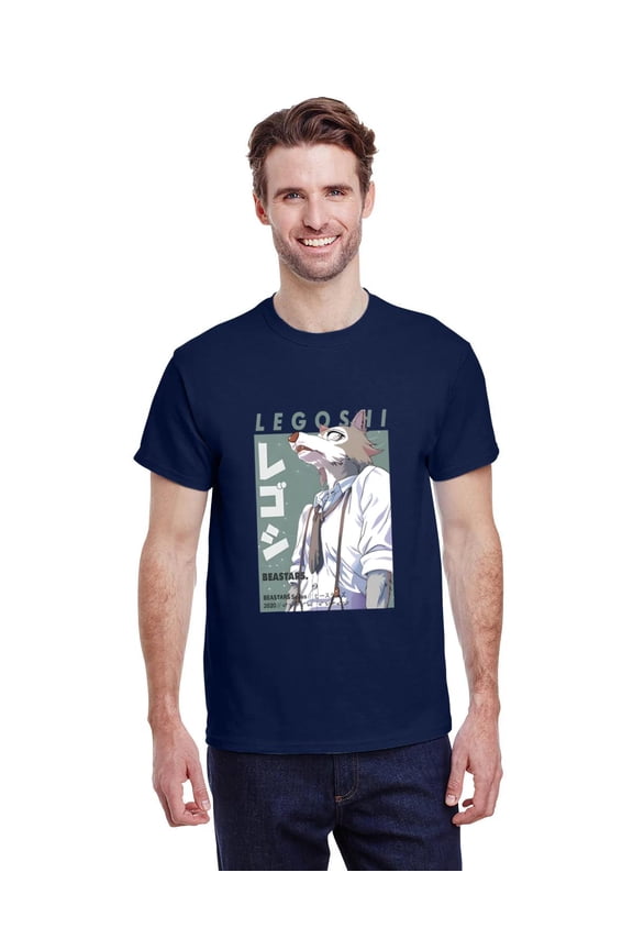 Beastars Legoshi Wolf Japanese Anime Manga Fan Lover Unisex T-Shirt, for men & women, up to size 5XL