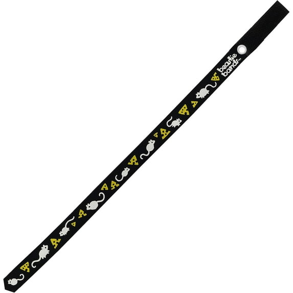 Beastie Bands Cat Collar Mice and Cheese Black