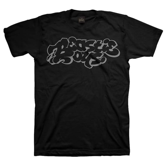 Beastie Boys Graffiti Logo T-Shirt - Black - X-Large