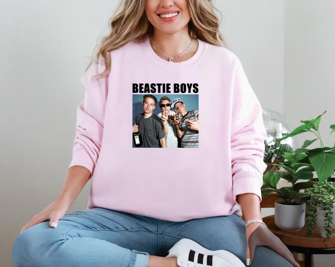 Beastie Boys Icon Sweatshirt with Hip-Hop Legend Fan Art Graphic, for ...